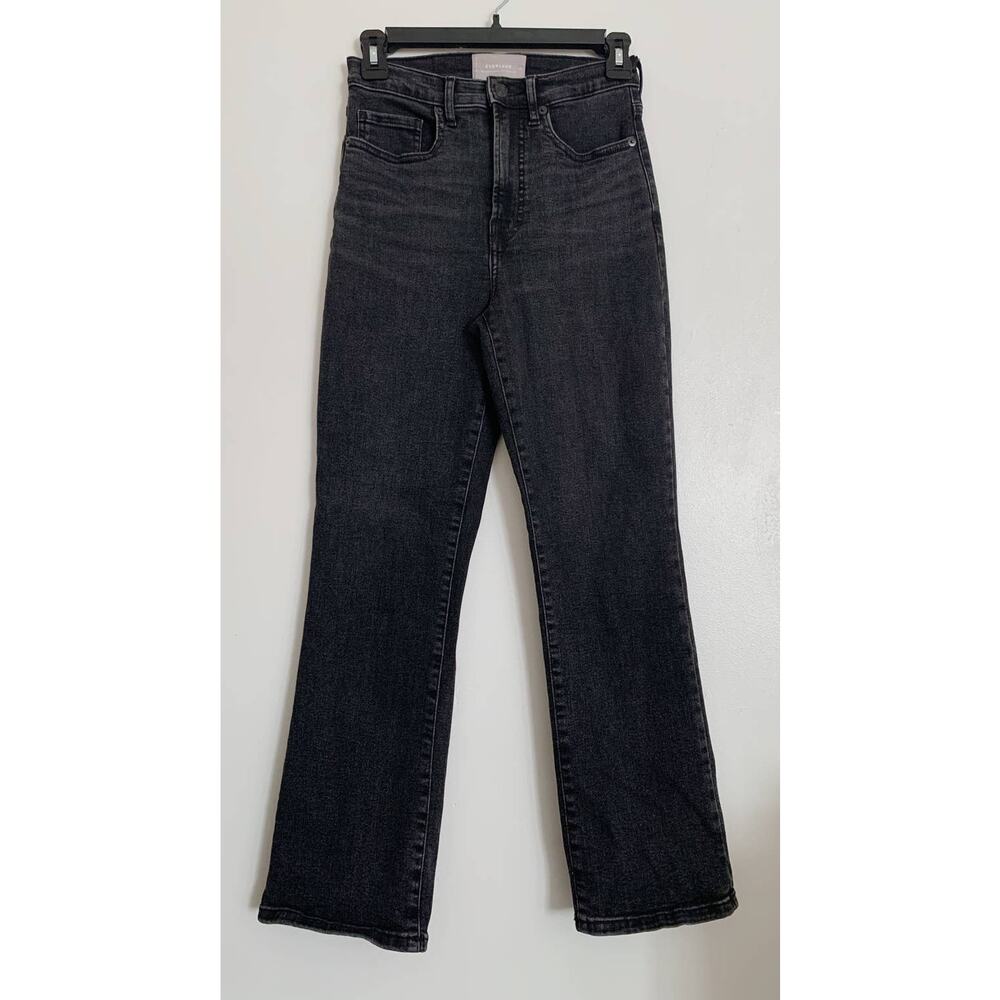 Black Everlane The Authentic Stretch Slim Bootcut Jeans 26